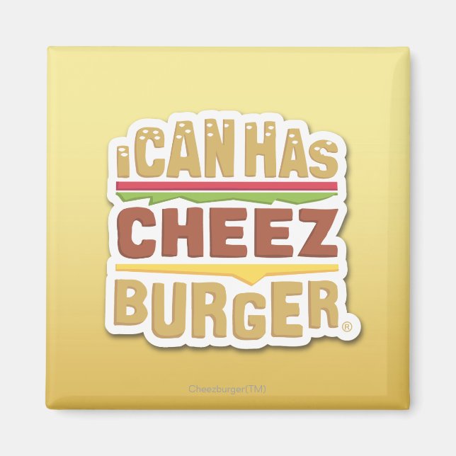 Imã Posso Ter Cheezburger (sombra) (Frente)