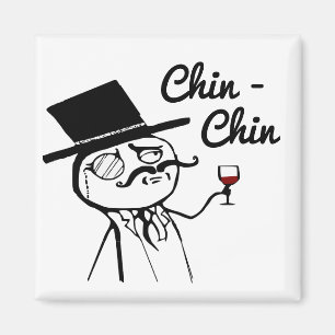 Imã Possuir Homem com Bata de Vinho de Chapéu Superior