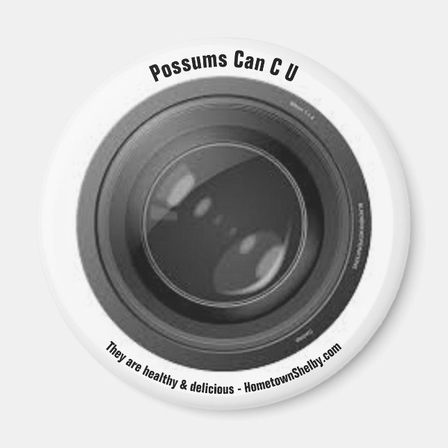 Imã Possum Can C U Magnet (Frente)