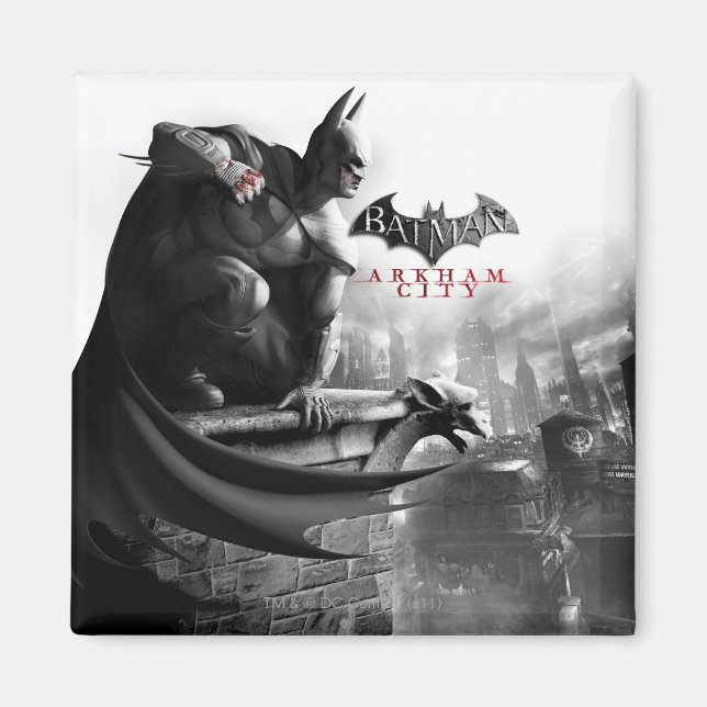 Imã POSTER CA - Ledge Batman Gargoyle (Frente)