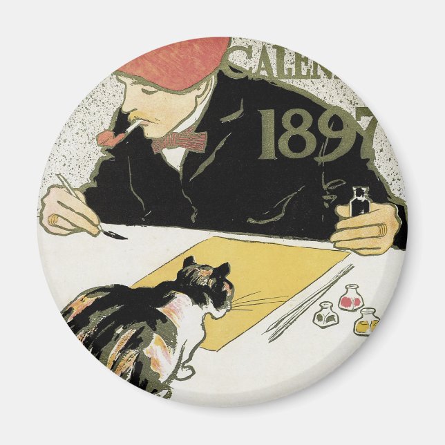 Imã Poster Calendar 1897 (Frente)