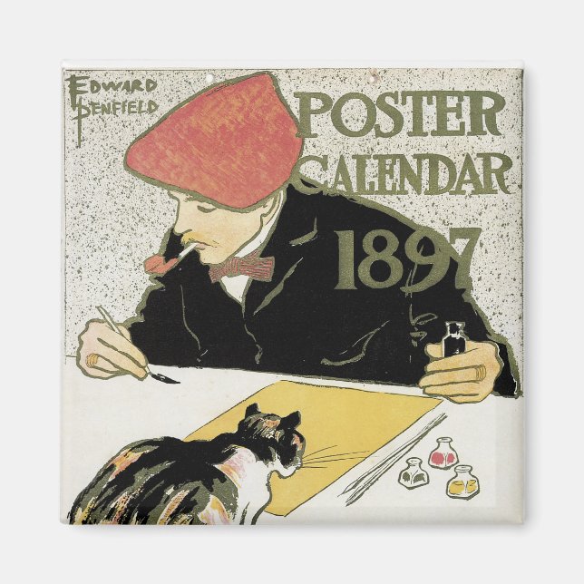 Imã Poster Calendar 1897 (Frente)