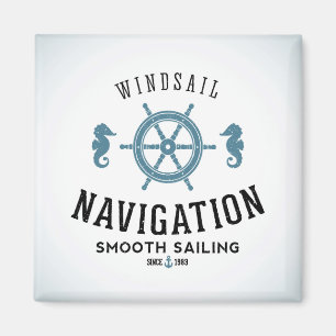 Imã Poster da navegação de Windsail
