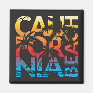 Imã Poster da praia de Califórnia