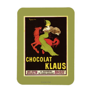 Ímã Poster da propaganda de Chocolat Klaus