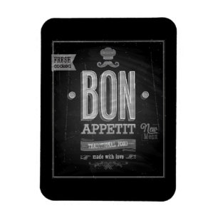Ímã Poster de Appetit do Bon do vintage - quadro