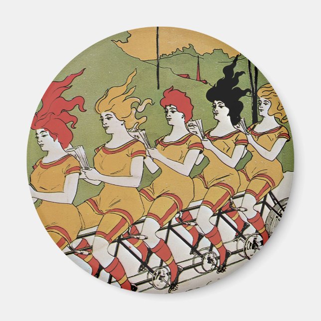 Imã Poster de Bicicleta de Mancal (Frente)