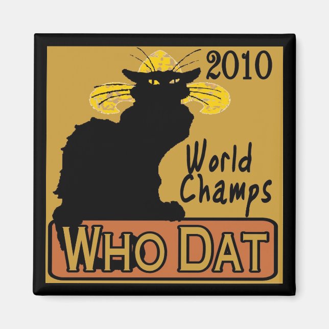 Imã Poster de Chat Noir Champs (Frente)