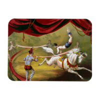 Poster de Circo Mostrando Acrobat Executando Em Ca