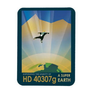 Ímã Poster De Espaço Retroativo - A Gravidade De Uma S