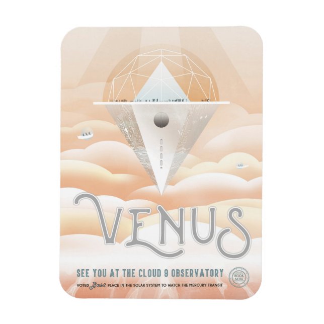 Ímã Poster De Espaço Retroativo No Sistema Solar (Vertical)