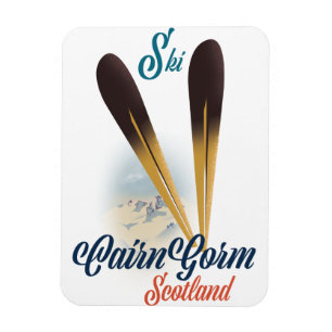 Ímã poster de Esqui CairnGorm Scotland