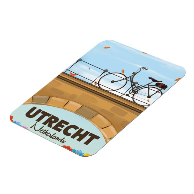 Ímã Poster de férias dos Países Baixos Utrecht. (Left Side)