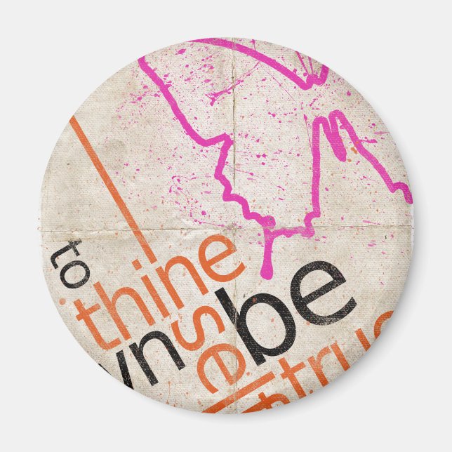 Imã Poster de Motivação (Frente)