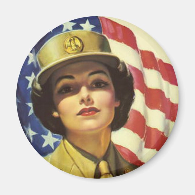 Imã Poster de recrutamento da WAC (Frente)