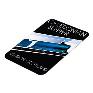 Ímã Poster de viagens caledoniano de Londres Scotland