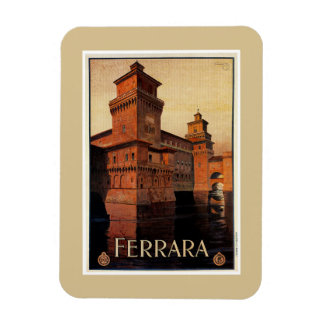 Ímã Poster de viagens italiano Vintage Ferrara