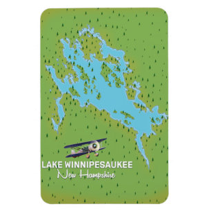Ímã poster de viagens Lake Winnipesaukee New Hampshire