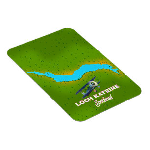 Ímã poster de viagens Loch katrine scotland