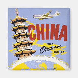 Imã Poster de viagens Para Northwest Orient Airlines