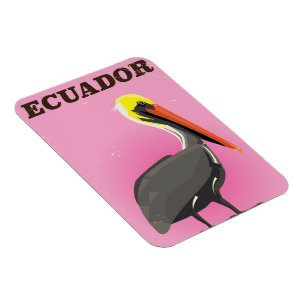 Ímã poster de viagens vintage de Puffin Groelândia