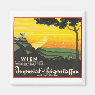 Imã Poster de viagens Wien