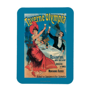 Ímã Poster do promocional da Olympia de Taverne