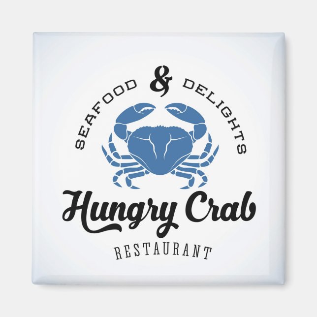 Imã Poster do Restaurante do Caranguejo Fome (Frente)