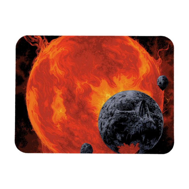 Ímã Poster Galáctico, Macs 2129-1. (Horizontal)