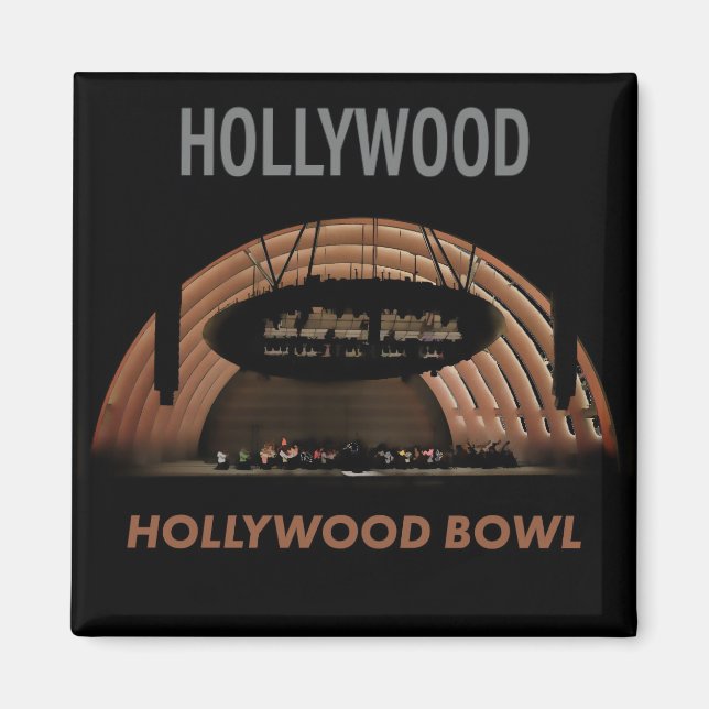 Imã Poster Hollywood Blvd. Ímã (Frente)
