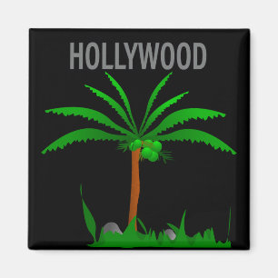 Imã Poster Hollywood Blvd. Ímã