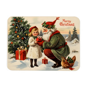 Ímã poster natal vintage