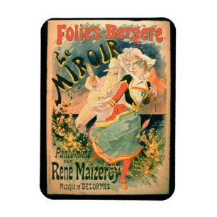 Ímã Poster para "Le Miroir" no Folies-Bergere, um pa