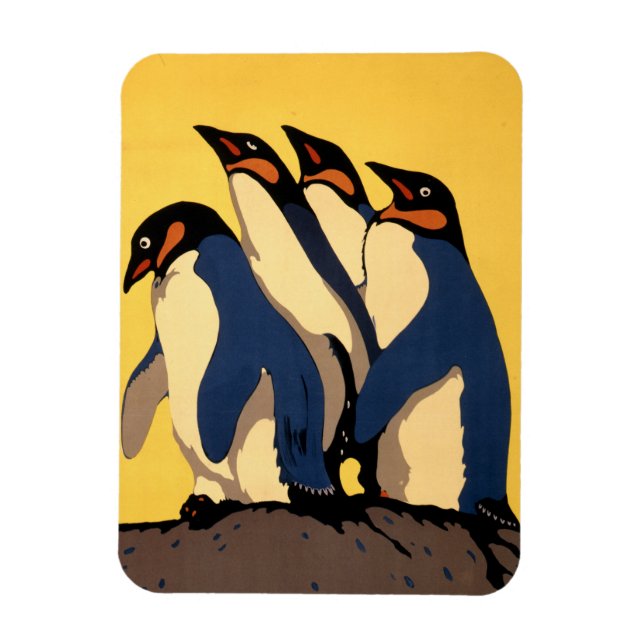 Ímã Poster Para O Transporte De Metrô Para O Zoológico (Vertical)