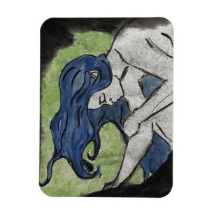 Ímã Poster pintado pelo vento