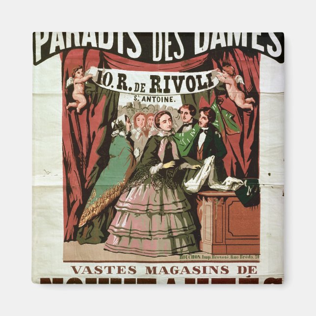 Imã Poster publicando 'Au Paradis des Dames' (Frente)