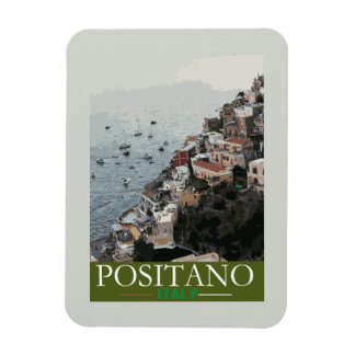 Ímã Poster turístico de Positano
