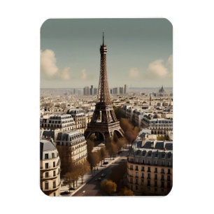 Ímã Poster vintage de Paris