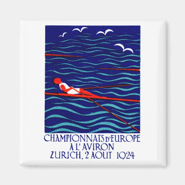 Imã poster Zurique 1924 (Frente)