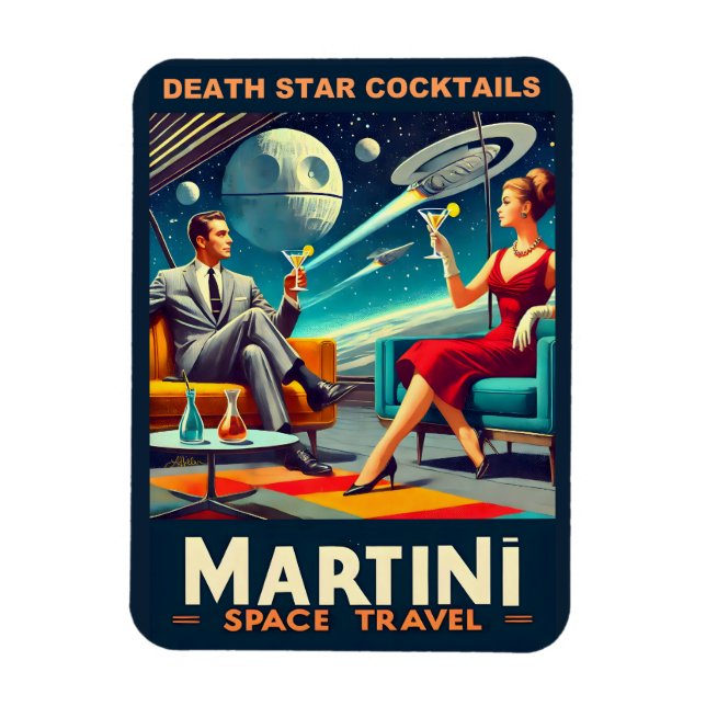 Ímã Posteres de viagens Espaciais Martini Coquetéis da (Vertical)