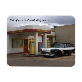 Ímã Posto de Gasolina Vintage do Arizona