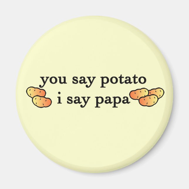Imã Potato Papa (Frente)
