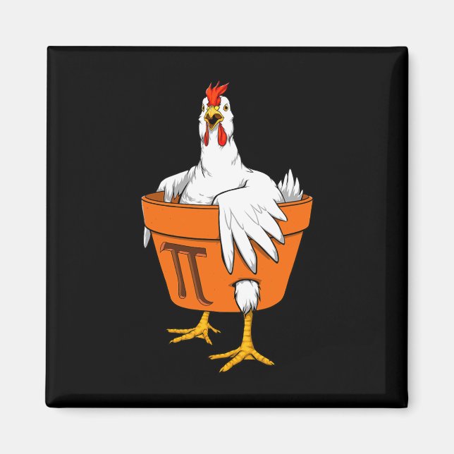 Imã Pote De Frango Dia Pi Camisa Presente Homens Mulhe (Frente)