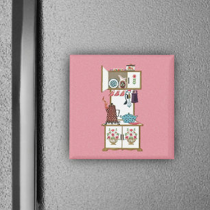 Imã Pote retro antigo do café do fogão de cozinha do