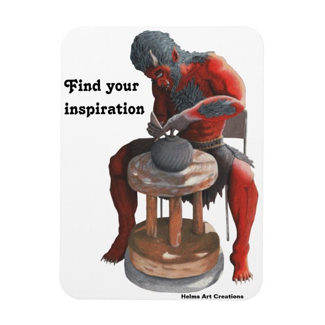 Ímã Potes de Fazer Ogre Potter Fantasia Magnet Flexíve (Vertical)