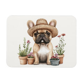 Ímã Potes de Flor para Jardinagem de Bulldog Francês