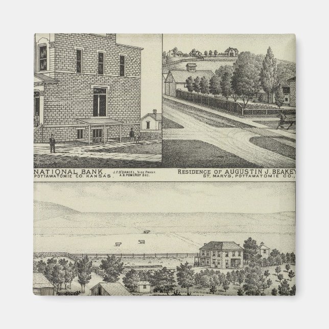 Imã Pottawatomie, Kansas (Frente)