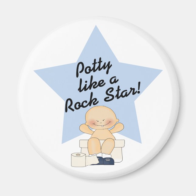 Imã Potty Like A Rock Star (Frente)