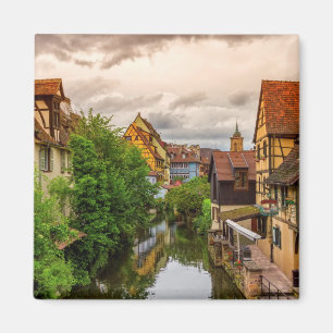 Imã Pouca Veneza, pequeno Venise, em Colmar, France