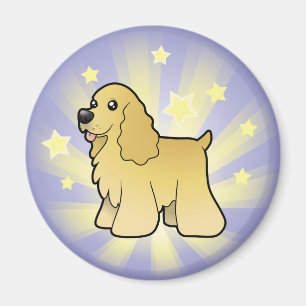Imã Pouco americano cocker spaniel da estrela